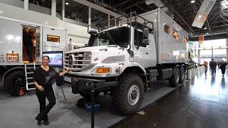 Größte Allrad Wohnmobile der Welt 2022 : Mercedes Benz Zetros 6x6 Offroad. Technik komplett erklärt