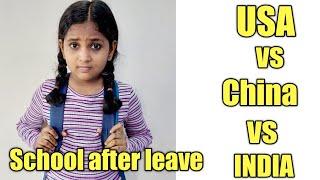 Going to school after leave   Vs   Vs   |  #shorts |  Monika Prabhu