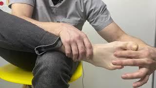 Упражнение - Разрабатываем подвижность пальцев ног при вальгусной деформации стопы