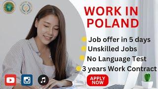 WORK IN POLAND #polandworkpermitvisa #schengenvisa