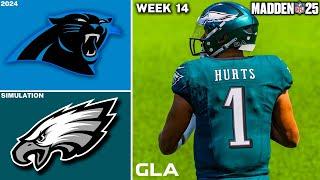 Eagles vs. Panthers | Week 14 Simulation | Jalen Hurts | Madden 25 Gameplay