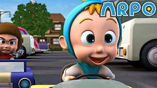 Baby Racer | ARPO | Kids Show | Fun Time | Weird Cartoons for Kids 