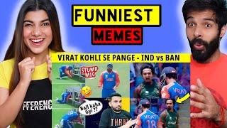 VIRAT KOHLI SEARCHING FOR BALL  TANZIM HASAN VS VIRAT KOHLI | ROHIT SHARMA FUNNY STUMP MIC