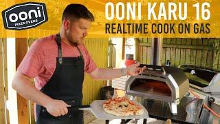 OONI KARU 16 - Real Time Neapolitan Pizza Cook on Gas