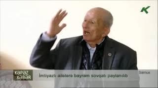 İmtiyazlı ailələrə bayram sovqatı paylanılıb - Kəpəz TV