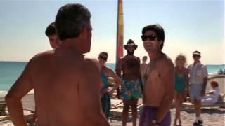 Dork beach scene from Police Academy 5: Assignment Miami Beach