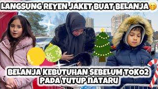 LANGSUNG REYEN JAKET UNTUK BELANJA PADAHAL PAKAI DASTER