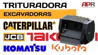 Desbrozadoras - trituradoras forestales para excavadoras