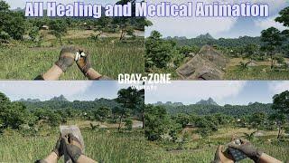 All Healing and Medical Animation - Gray Zone Warfare 4K