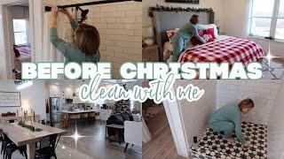 BEFORE CHRISTMAS CLEAN WITH ME | WHOLE HOUSE | LAUNDRY | RACHEL LEE AT HOME