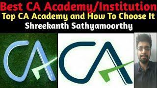 Best CA Academy|Tamil|Shreekanth