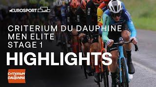  Critérium du Dauphiné 2024 Stage 1 Race Highlights | Eurosport Cycling