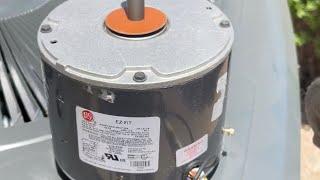 Cambiando motor condensador / Changing a Condenser Fan Motor