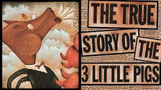  The True Story of the Three Little Pigs  Kids Book Short Funny Read Aloud