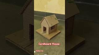 Cardboard House  ️ #cardboardhouse #shorts #shortvideo @5MinuteCraftsYouTube