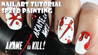 Anime Nail Art - Akame Ga Kill Nails