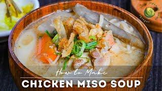 Chicken Miso Soup Recipe (Torijiru)