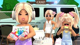 MY DAUGHTERS GO TO SUMMER CAMP! *SAYING GOODBYE TO OUR HOUSE* Roblox Bloxburg Voiced Roleplay