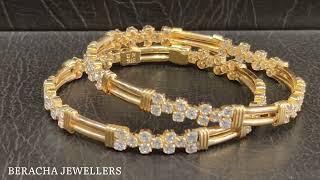 GOLD BANGLES 916 |BERACHA JEWELLERS| 916 HALLMARK GOLD|#916gold #tn72