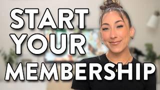 How I Launched A $12,000 Membership As A Beginner (and you can too!)