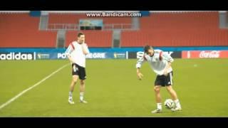 Julian Draxler and Mesut Özil Amazing Trick Training Show