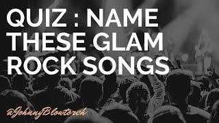 Glam Rock Quiz