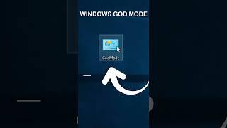 God Mode: Master your Windows like Pro!  #shorts