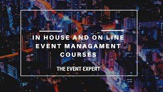 In-house and Online Event Management Courses: The Event Expert