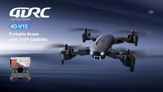 4DRC V12 Foldable Mini Drone | 720P FPV Camera Fun to Play