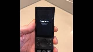 Savant remote factory reset