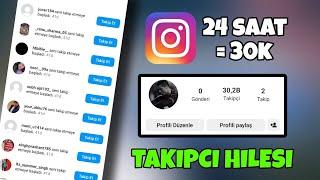 ÜCRETSİZ 24 SAAT'TE 30.000 TAKİPÇİ HİLESİ ŞİFRESİZ !! İNSTAGRAM TAKİPÇİ HİLE