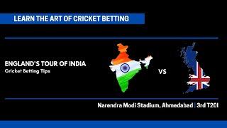 India vs England 2021 | 3rd T20I | 6 Cricket Betting Tips