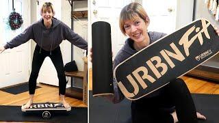 Crazy fun workout   Urbnfit balance board demo + review