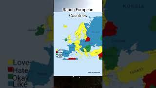 Rating Your Country (Europe) #shorts #like #subscribe