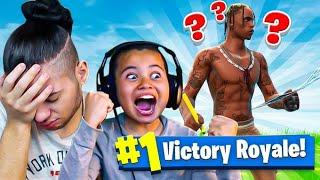 LITTLE BROTHER IS THE BEST NO BUILD PLAYER IN THE WORLD! OG SEASON FORTNITE!