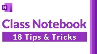 Top 18 OneNote Class Notebook tips and tricks // Teacher tutorial for OneNote in education