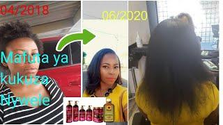 REGIMEN NA MAFUTA YA  KUKUZA NYWELE FASTER || Basic regimen for faster hair growth (Swahili version)