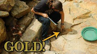 Dry Creek Bed and Crevices - Gold Prospecting in Colorado