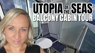 Utopia of the Seas Balcony Cabin Tour Room 6660 Royal Caribbean Cruise