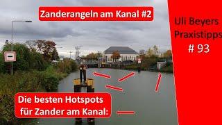 Zanderangeln im Kanal #2: Hotspots suchen und finden