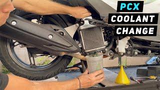 Honda PCX 150 - Coolant Change | Mitch's Scooter Stuff