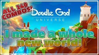 Doodle God Universe BIG DEMO Gameplay and All 140 Combos!