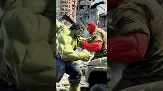 Hulk  and red hulk power of the huggest #shorts