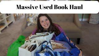 Unveiling My Huge Used Book Haul | Literature Based Homeschool Curriculum