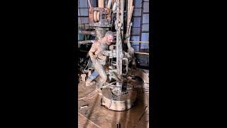 Pull Out Drill Pipe #rig #out #drilling #oil #pull