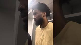 Joel Embiid speaks in locker room after rough loss in Miami