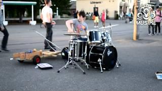 Epic Street Drumming - Best Drummer in the World | Baard Kolstad | HD