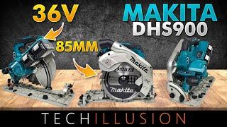 BRUTALE POWER & 85mm! - MAKITA 36V Akku Handkreissäge DHS900Z - Review & Test