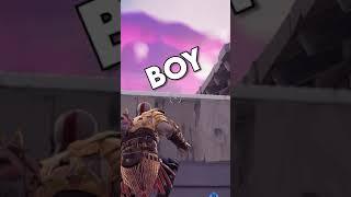 Kratos Doesn't Know How To BUILD   #shorts #gaming #fortnite