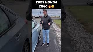 The 2023 Honda Civic makes the BEST first new car. #shorts #carconfections